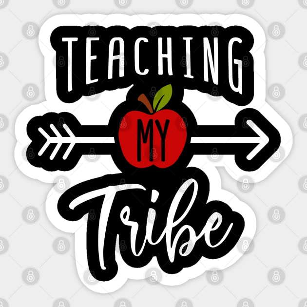 Teaching My Tribe Sticker by Tesszero